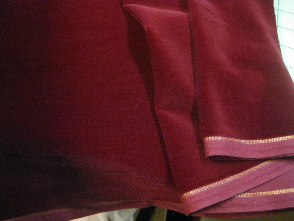 mid century cotton velvet fabric