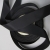 Black rayon faille ribbon