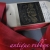Vintage red silk velvet ribbon 