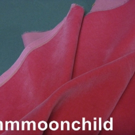 Antique velvet fabric pink