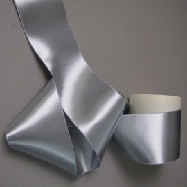 Silver gray ribbon