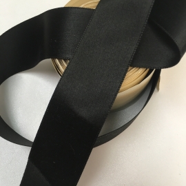 black silk ribbon