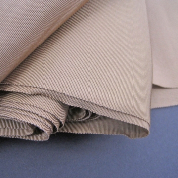 Vintage 30s Wide Petersham ribbon Sashing Rayon Tan Beige 6-1/2 inch wide
